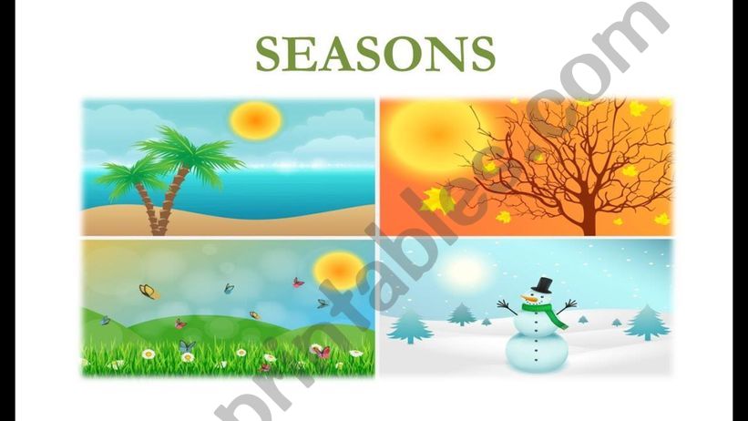 Seasons powerpoint