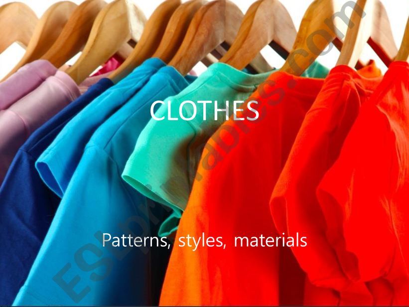 Clothes Style powerpoint