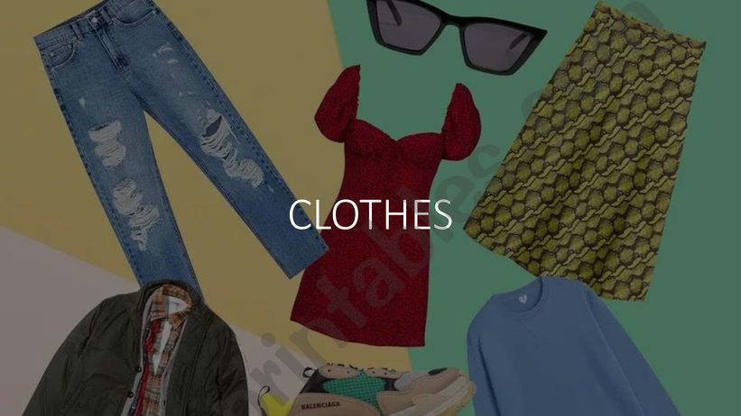 Clothes powerpoint
