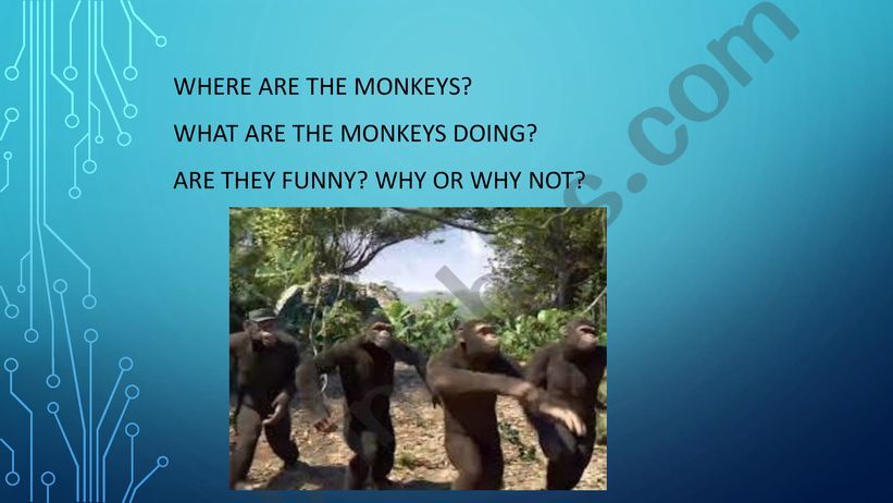 Monkey dance -part 1 powerpoint