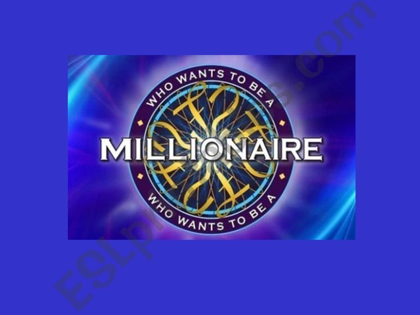 Who wants to be a millionaire - Simple Present Versus Present Continuous