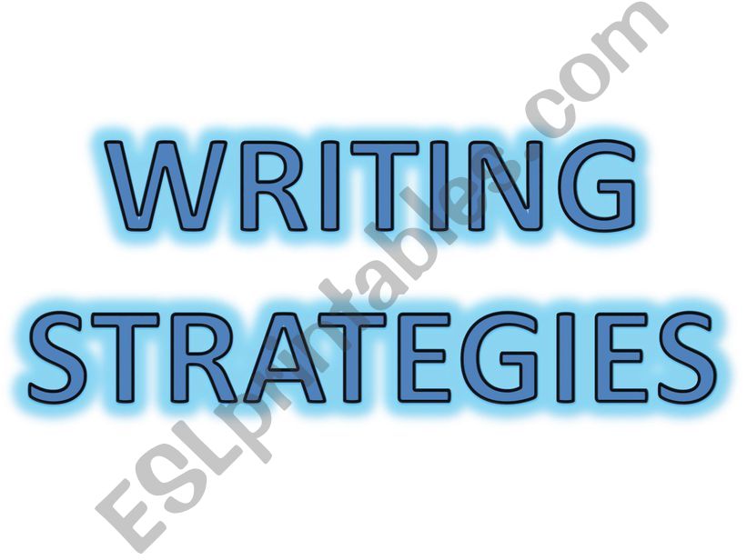 writing strategies: charts powerpoint