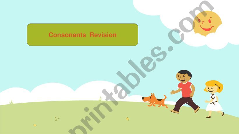 Consonants Review powerpoint