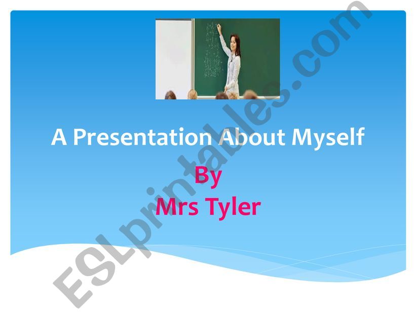 A Presentation About Myself powerpoint