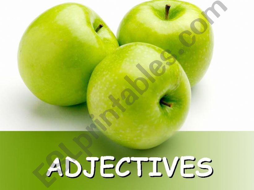 Adjectives powerpoint