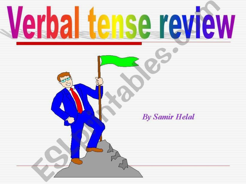 VERBAL TENSE REVIEW powerpoint