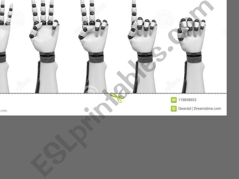 ROBOTS CAN AND CANï¿½T powerpoint