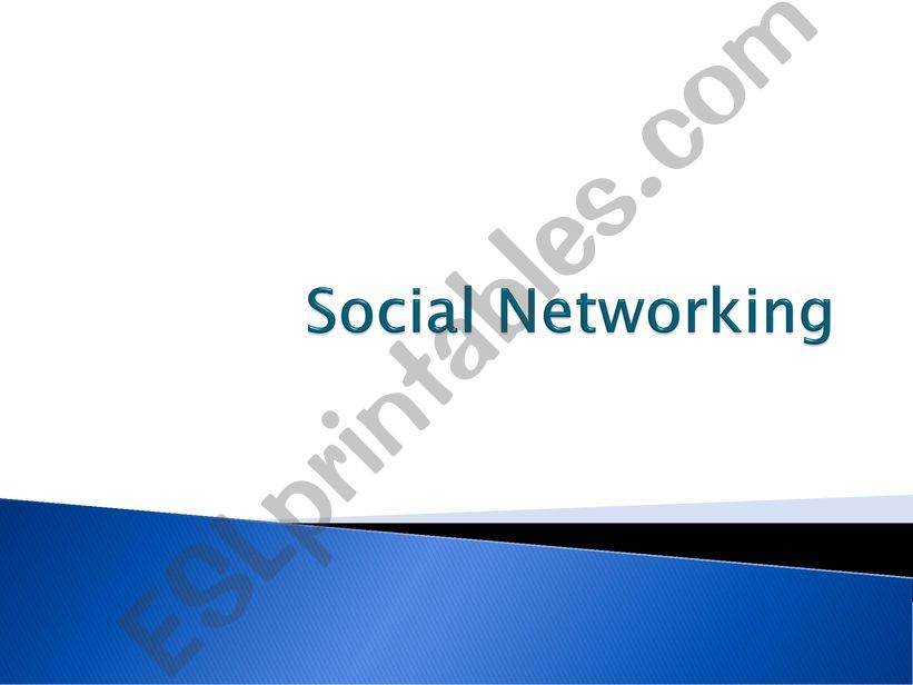 Social NOTworking powerpoint