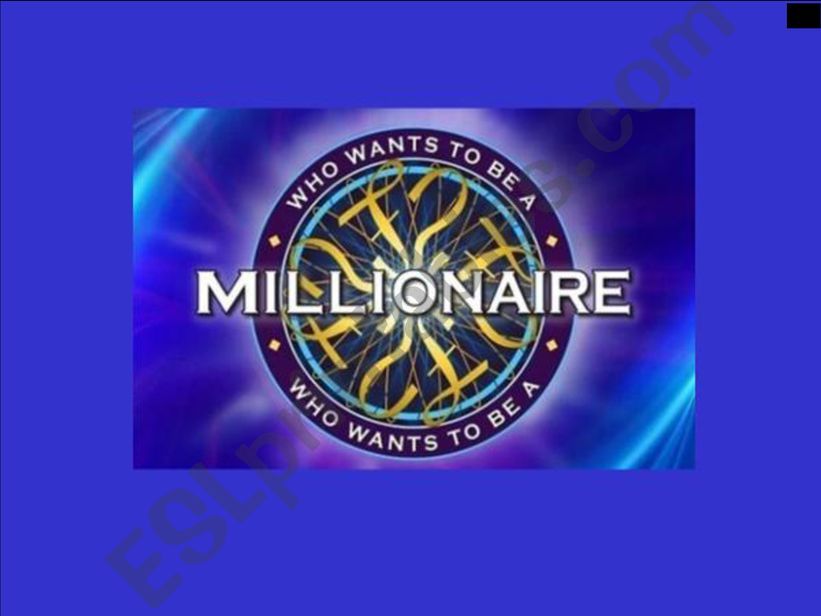 Who wants to be a millionaire BODY PARTS & PHYSICAL DESCRITPION