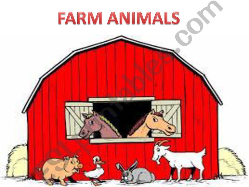 Farm animals powerpoint