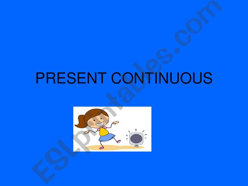 Present Continuous powerpoint