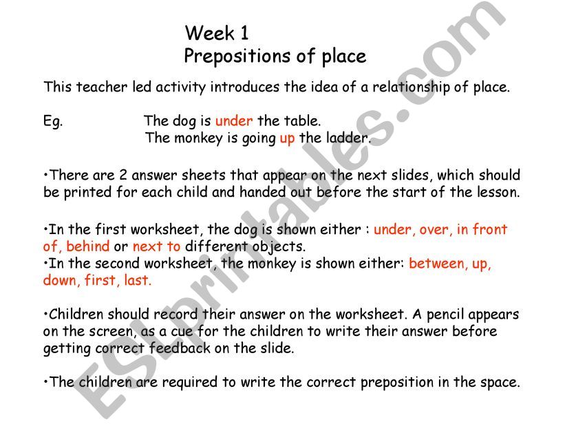 prepositions  powerpoint