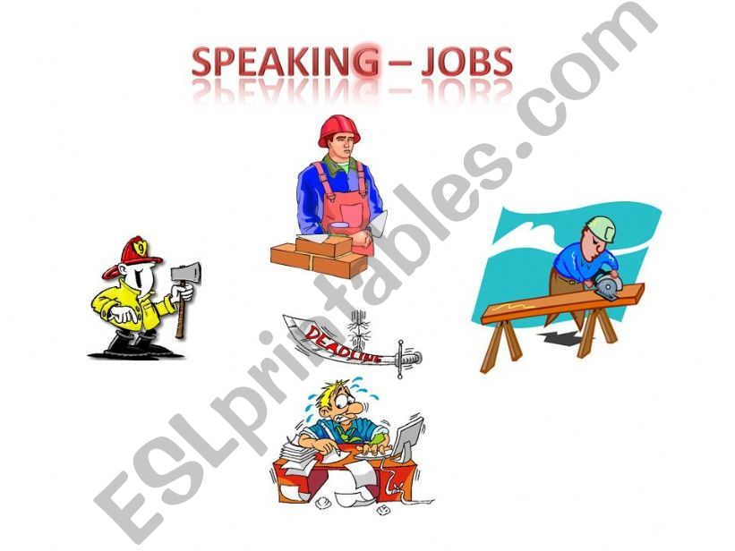 SPEAKING - JOBS - powerpoint
