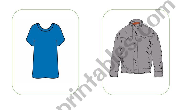 Clothes flashcards  powerpoint