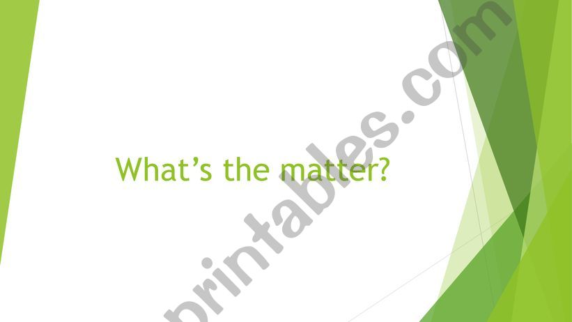 what�s the matter powerpoint