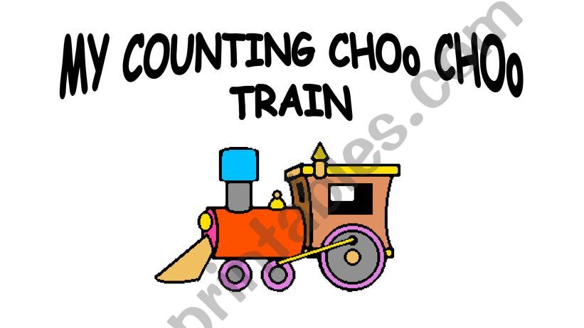 Numbers 1-10 Choo choo train powerpoint