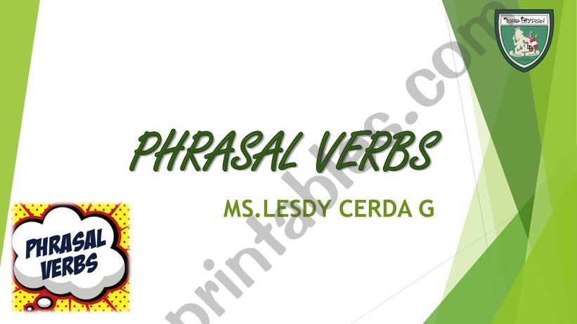 phrasal verbs powerpoint