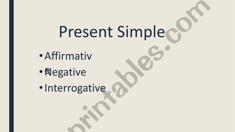 Present Simple  powerpoint