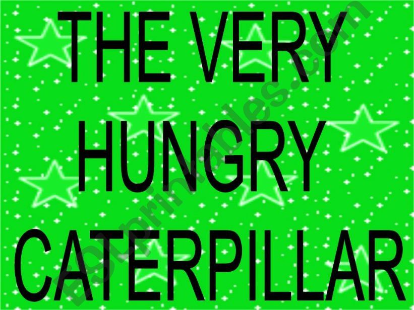 the very hungry caterpillar story