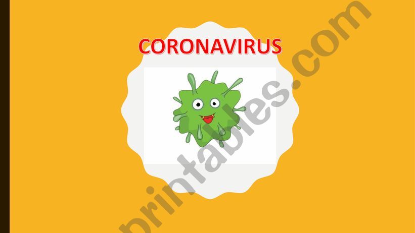Coronavirus powerpoint