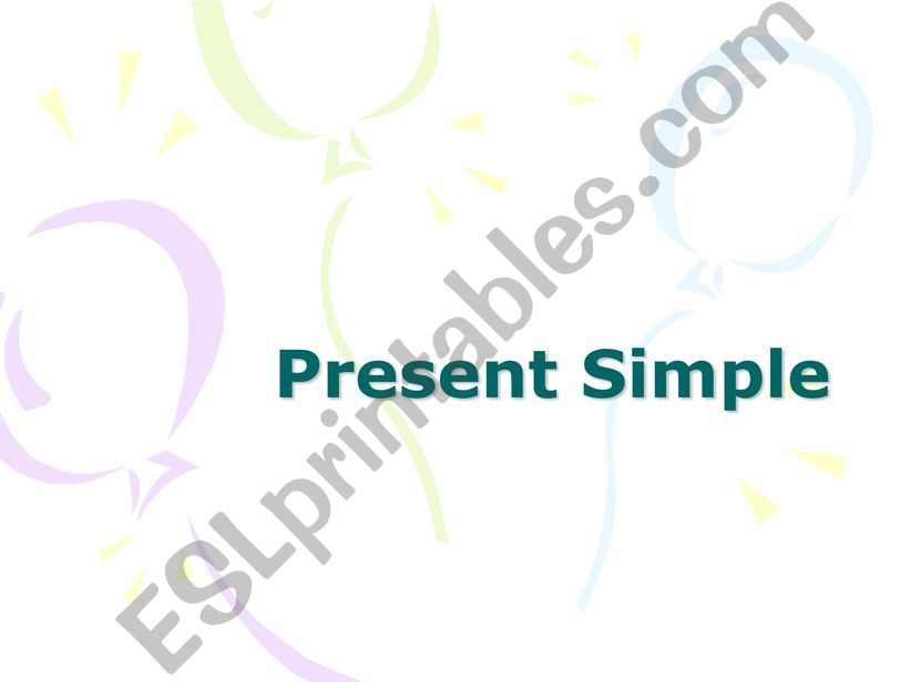 Present Simple powerpoint