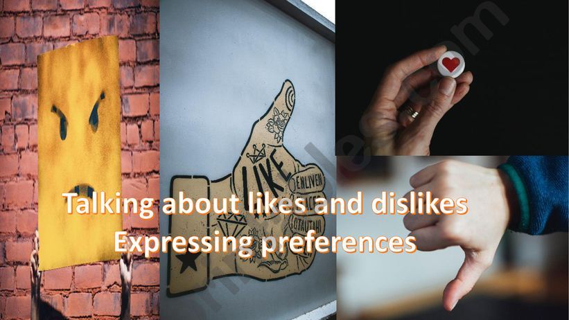 Expressing Preferences powerpoint