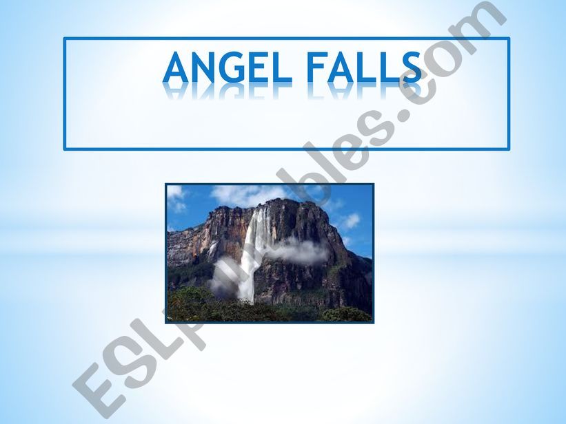 Angel Falls powerpoint