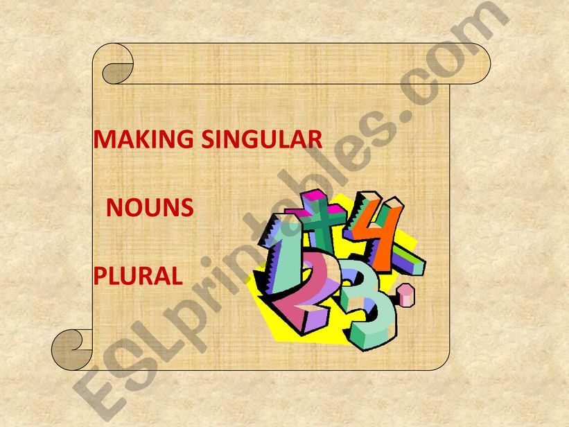 plural nouns powerpoint