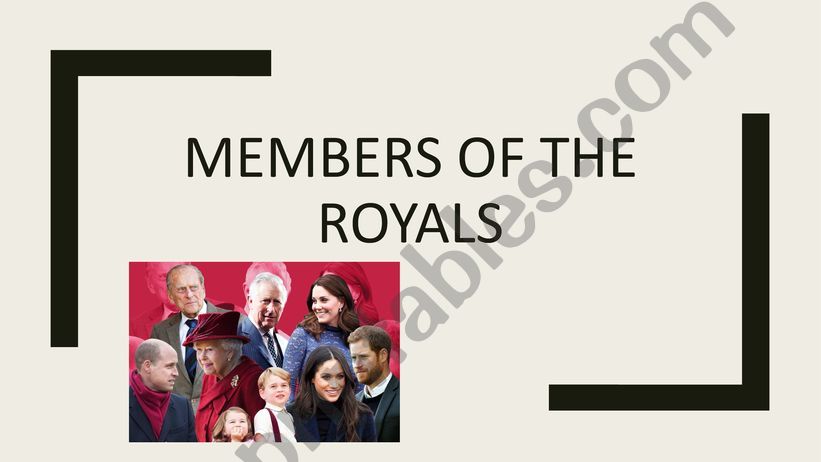 Meet the Royal Family powerpoint