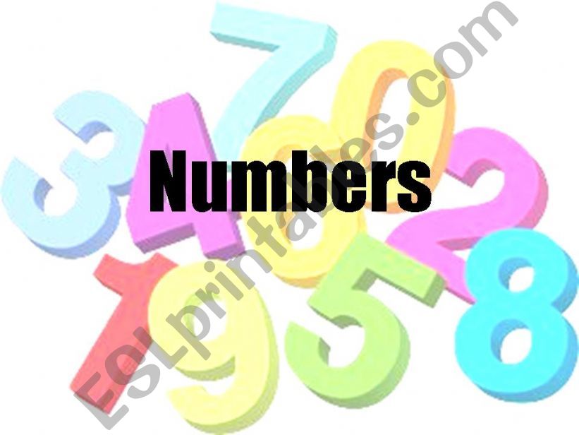 numbers powerpoint