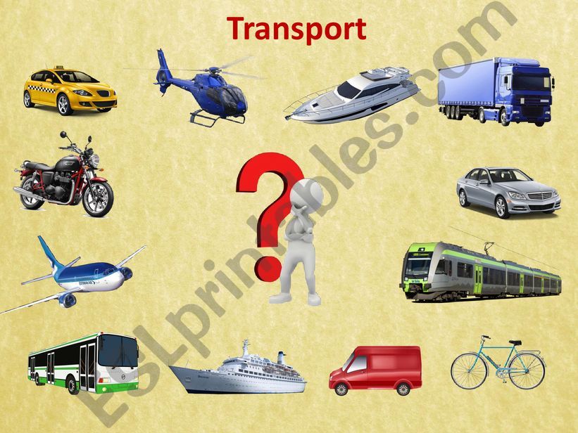 Means of Transport powerpoint