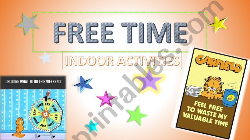 Free Time - Indoor Activities powerpoint