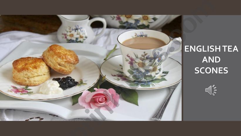 Recipe - Scones (with audio) powerpoint