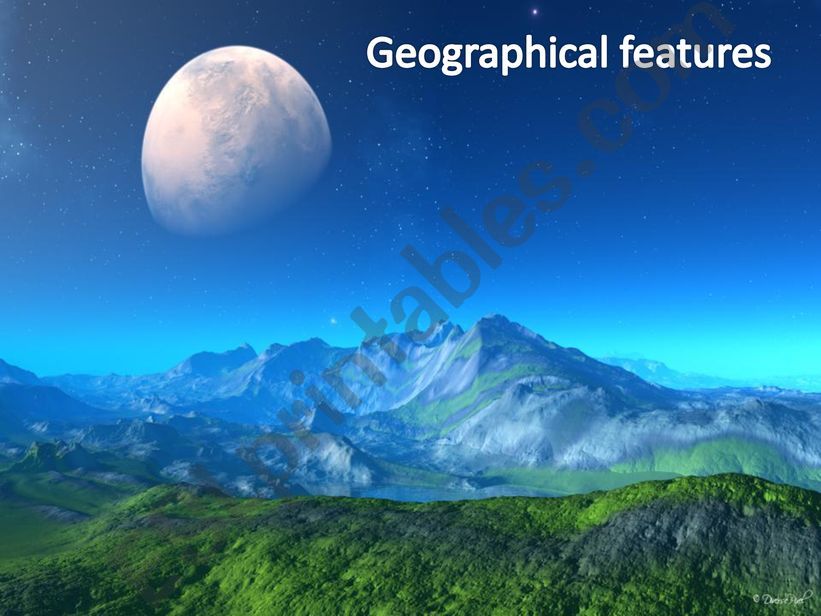 Geographical features powerpoint