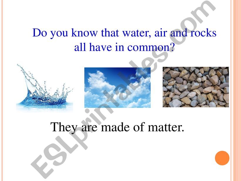 STATES OF MATTER 0 powerpoint