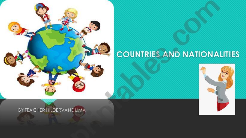 Countries and Nationalities powerpoint