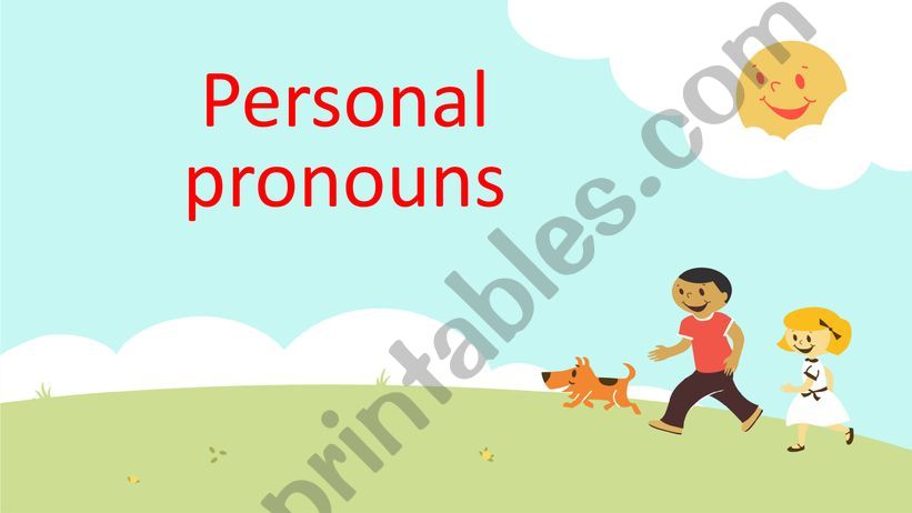 Personal Pronouns powerpoint