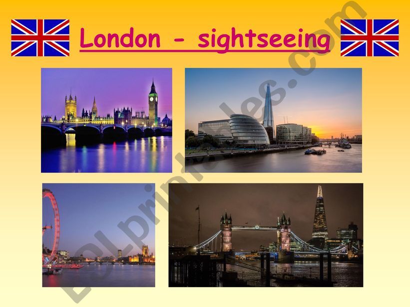 London - sightseeing powerpoint