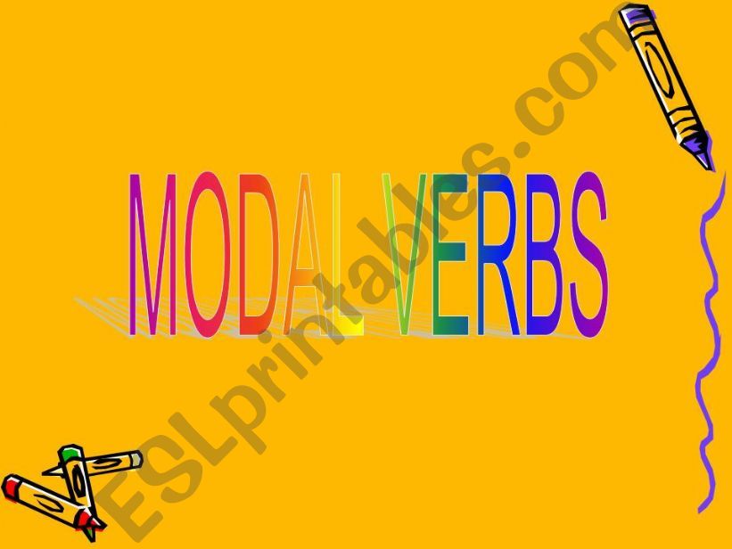 Modal Verbs powerpoint