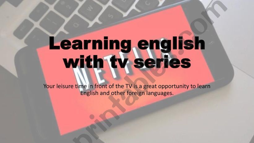  Learning english with tv series