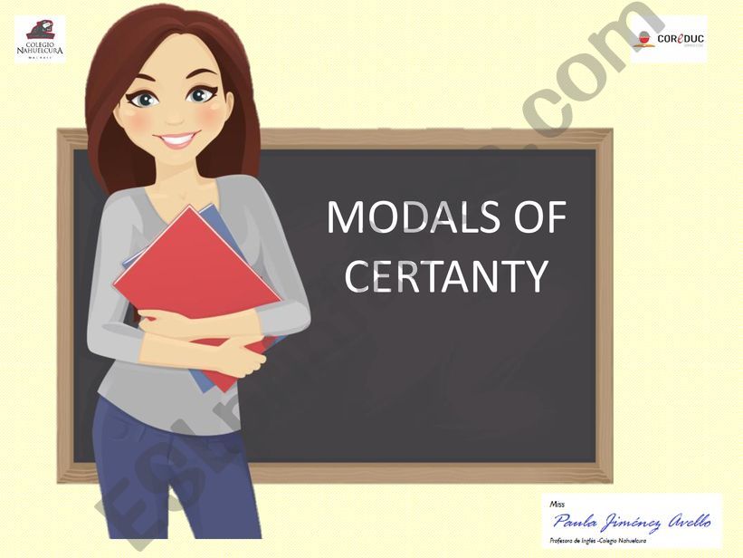 MODALS OF CERTAINTY  powerpoint