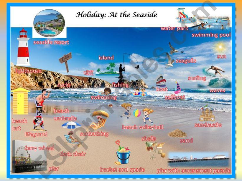 Holiday: At the Seaside powerpoint