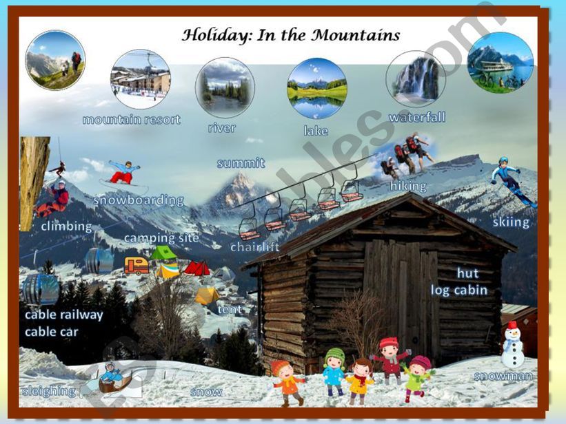 Holiday: In the Mountains powerpoint