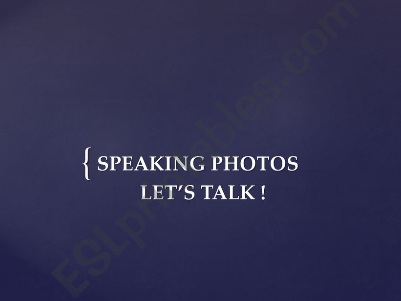 10 photos SPEAKING powerpoint