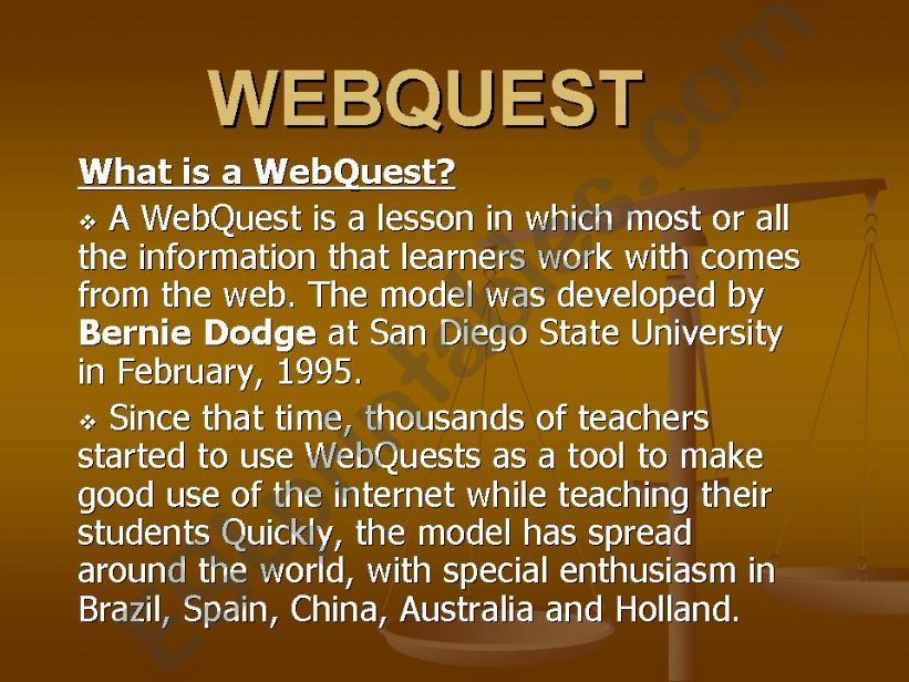 Webquest: students organize a trip to London