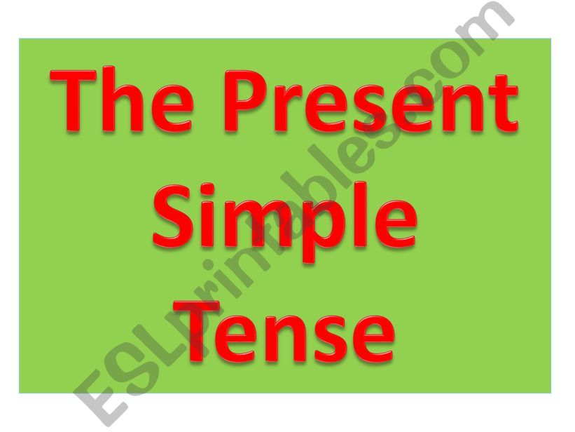 past tense powerpoint