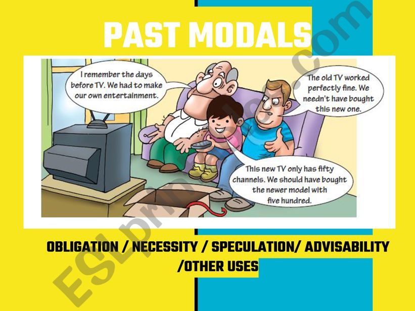 PAST MODALS powerpoint