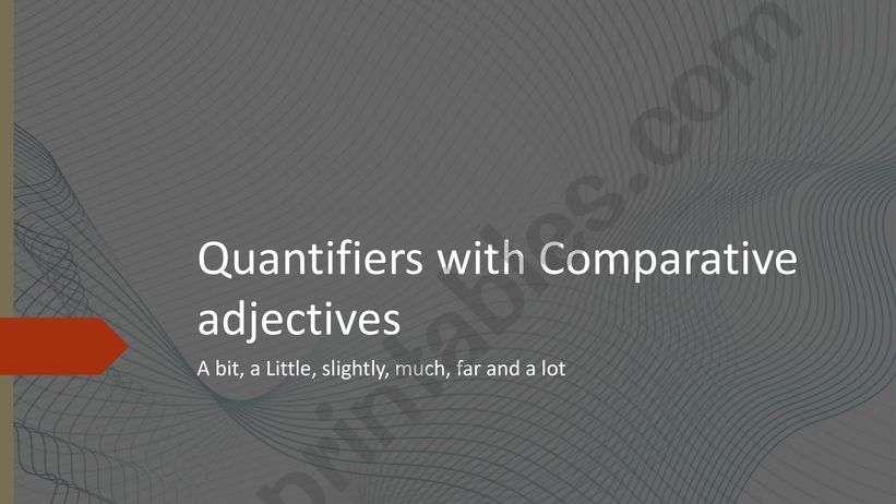 Quantifiers with comparative adjectives