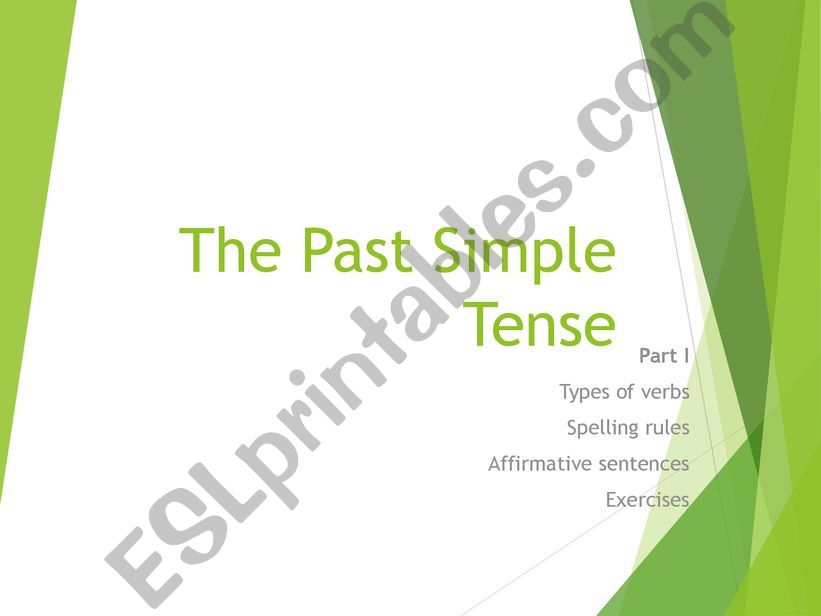 Simple Past powerpoint