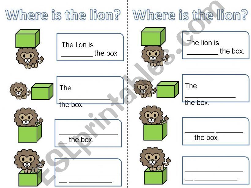 Prepositions of place powerpoint